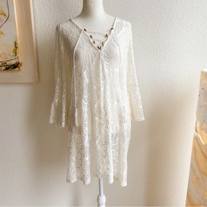 🌼Blue Island swim cover up🌼